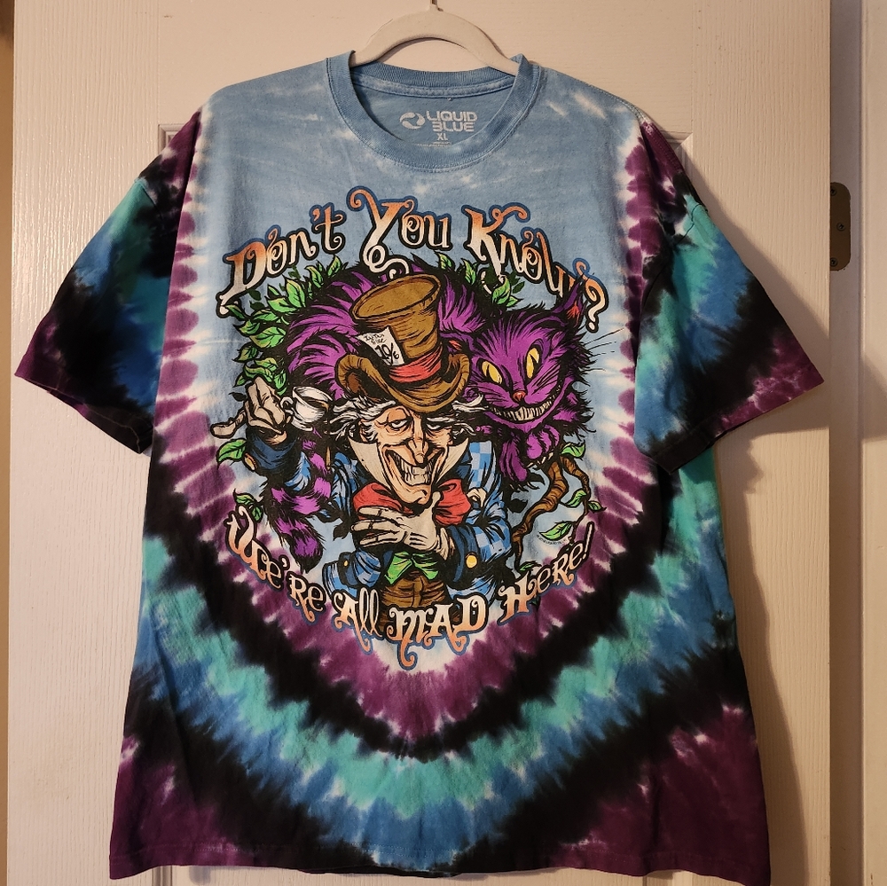 Liquid Blue Mad Hatter Tie-Dye T-Shirt